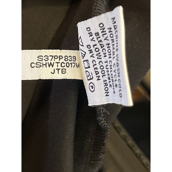 Women's Black Calvin Klein Pull on Flat Front Dress Pants - Picture 5 of 6